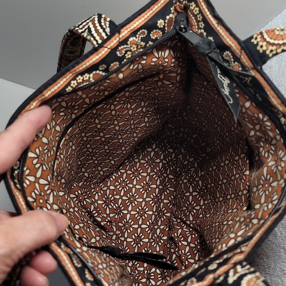 Vera Bradley brown/black Boho bag - Picture 6 of 11